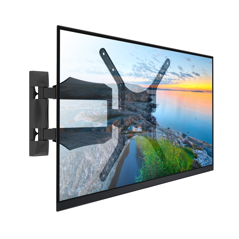 Techly LED 300 Wandhalterung 25-52 slim Schwarz