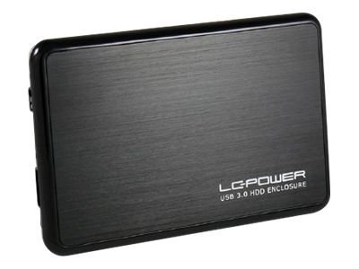 6cm SATA USB3 LCPower Alu black
