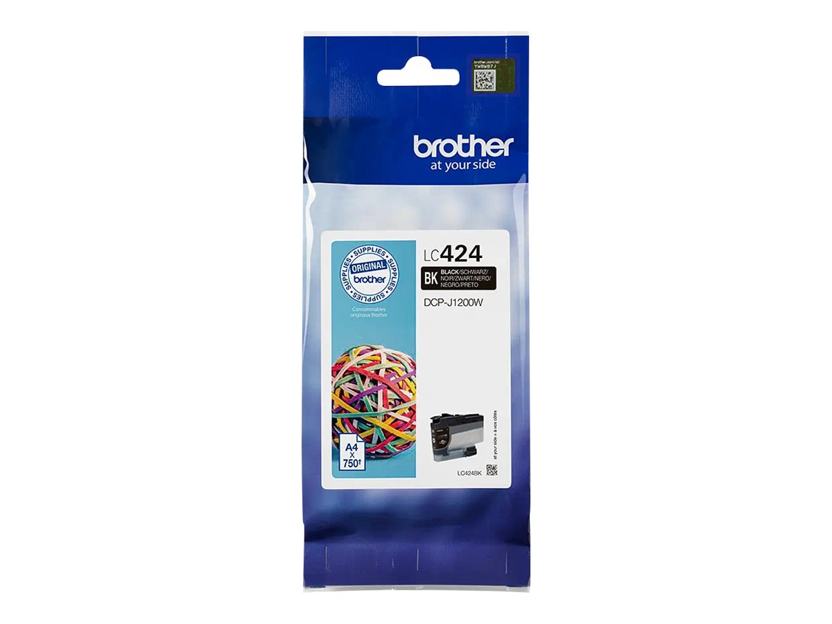 Brother Tinte LC-424BK schwarz