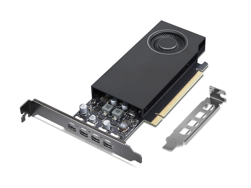 LENOVO NVIDIA RTX A1000 8GB 4xminiDP GDDR6 Graphics Card