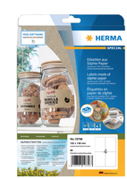 80 HERMA Etiketten braun 105,0 x 148,0 mm