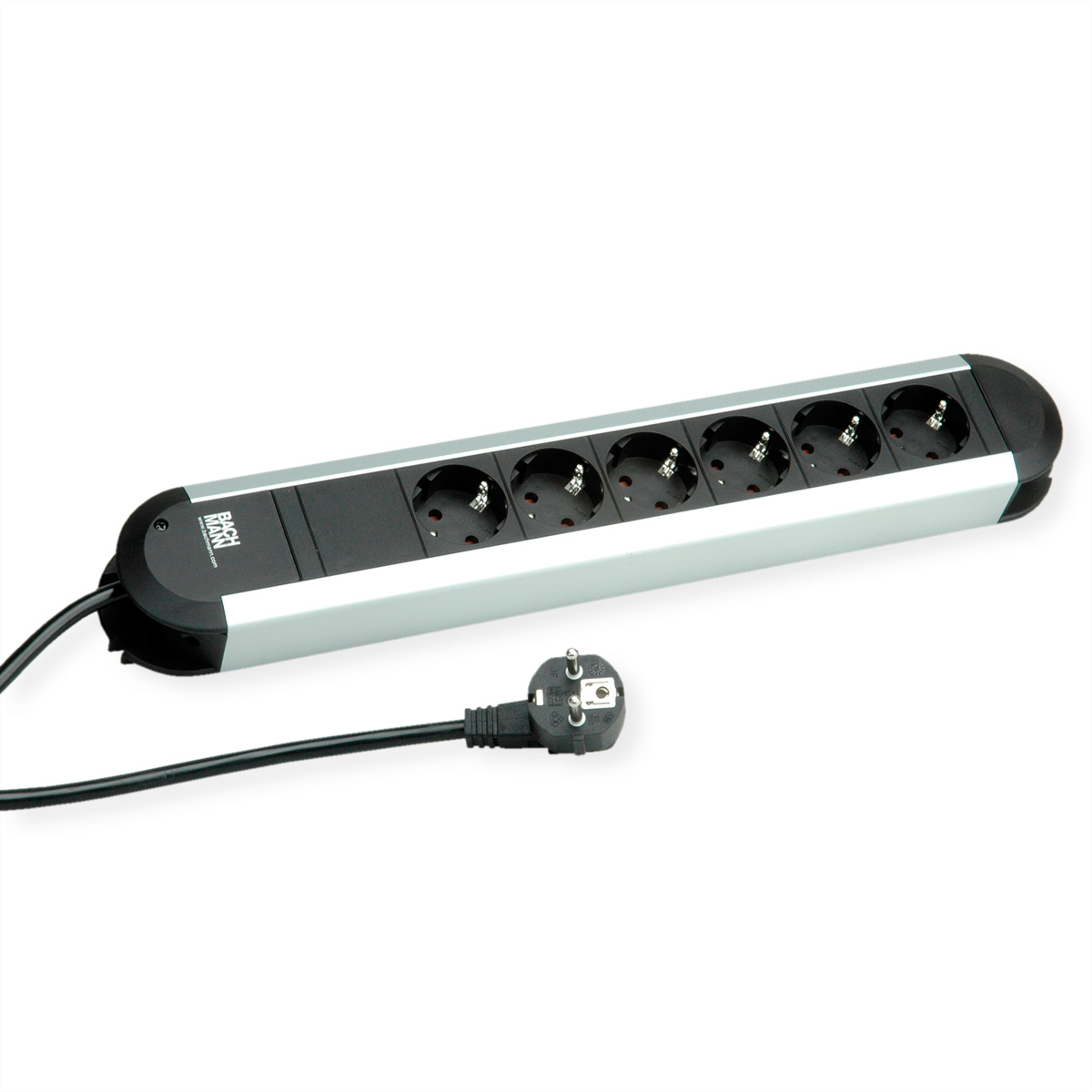 Bachmann Tischsteckdose 331.010 CLASSIC LINE PRIMO 6fach alu
