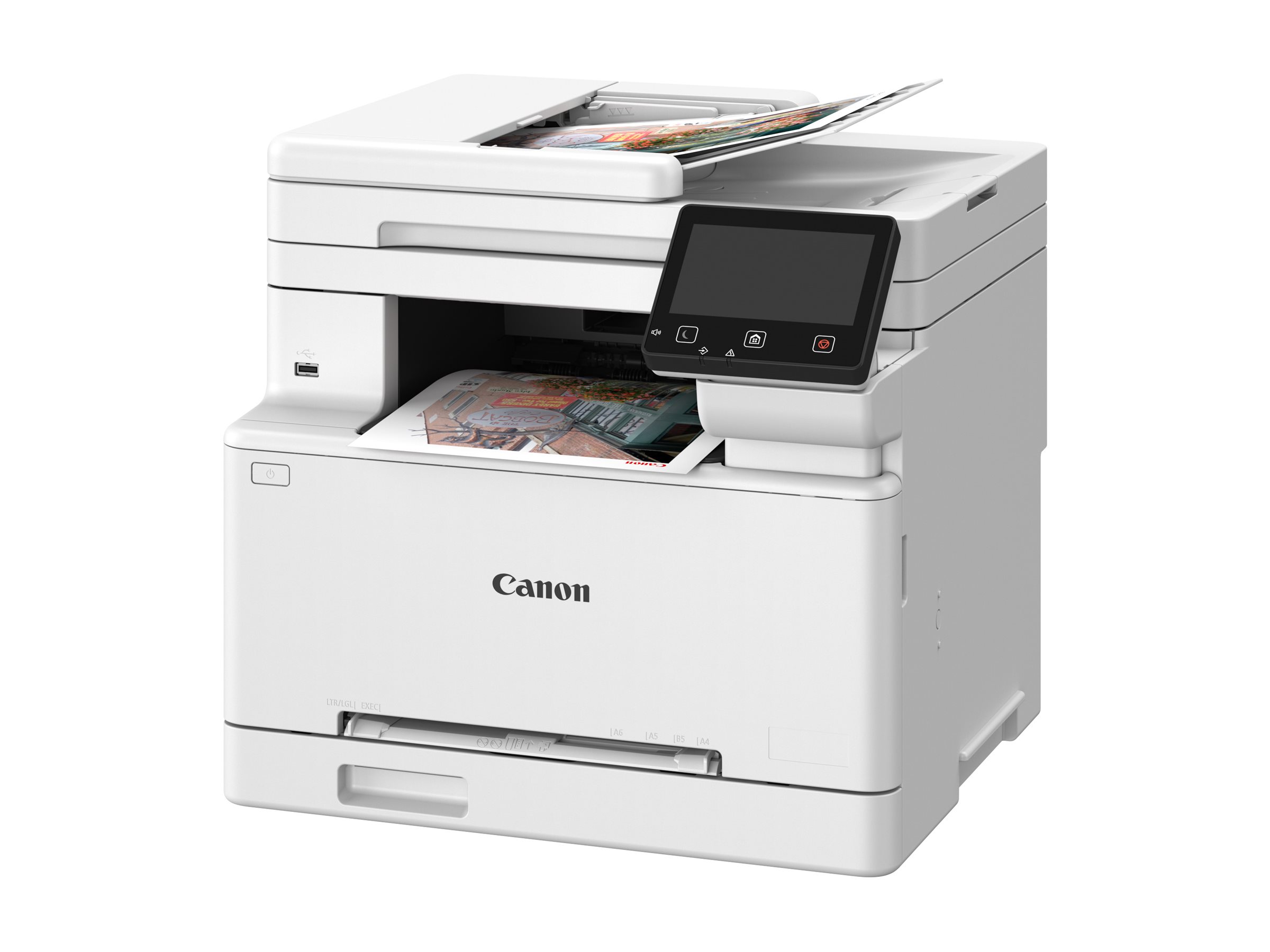 Canon iSENSYS MF664Cdw 3 in 1 FarblaserMultifunktionsdrucker grau
