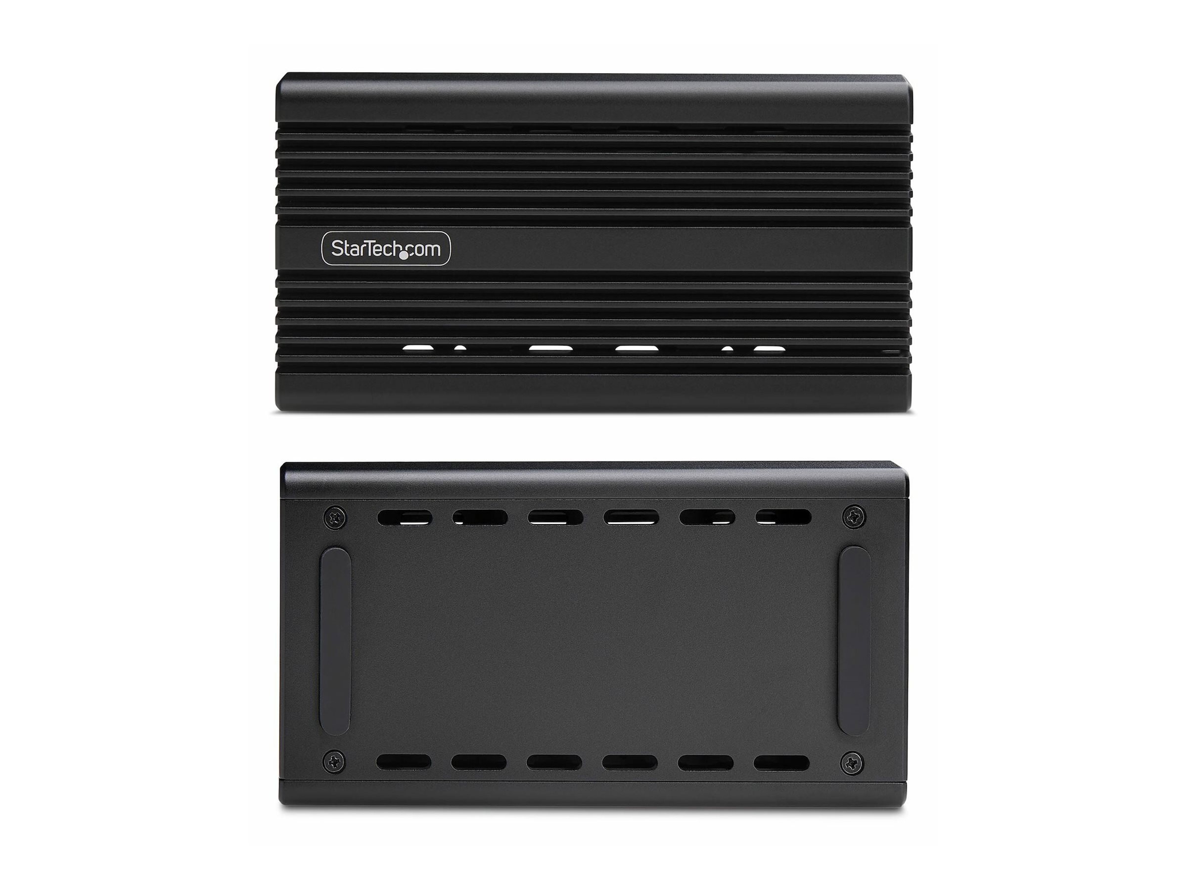 STARTECHCOM USB4m2 NVMe Gehaeuse 40Gbps Externes USBC Thunderbolt NVMe SSD Gehaeuse AluminiumKuhlkoerpergehaeuse BM und MKey