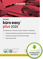 LEXWARE ESD büro easy plus 2025 unbegrenzte Laufzeit Download ABO