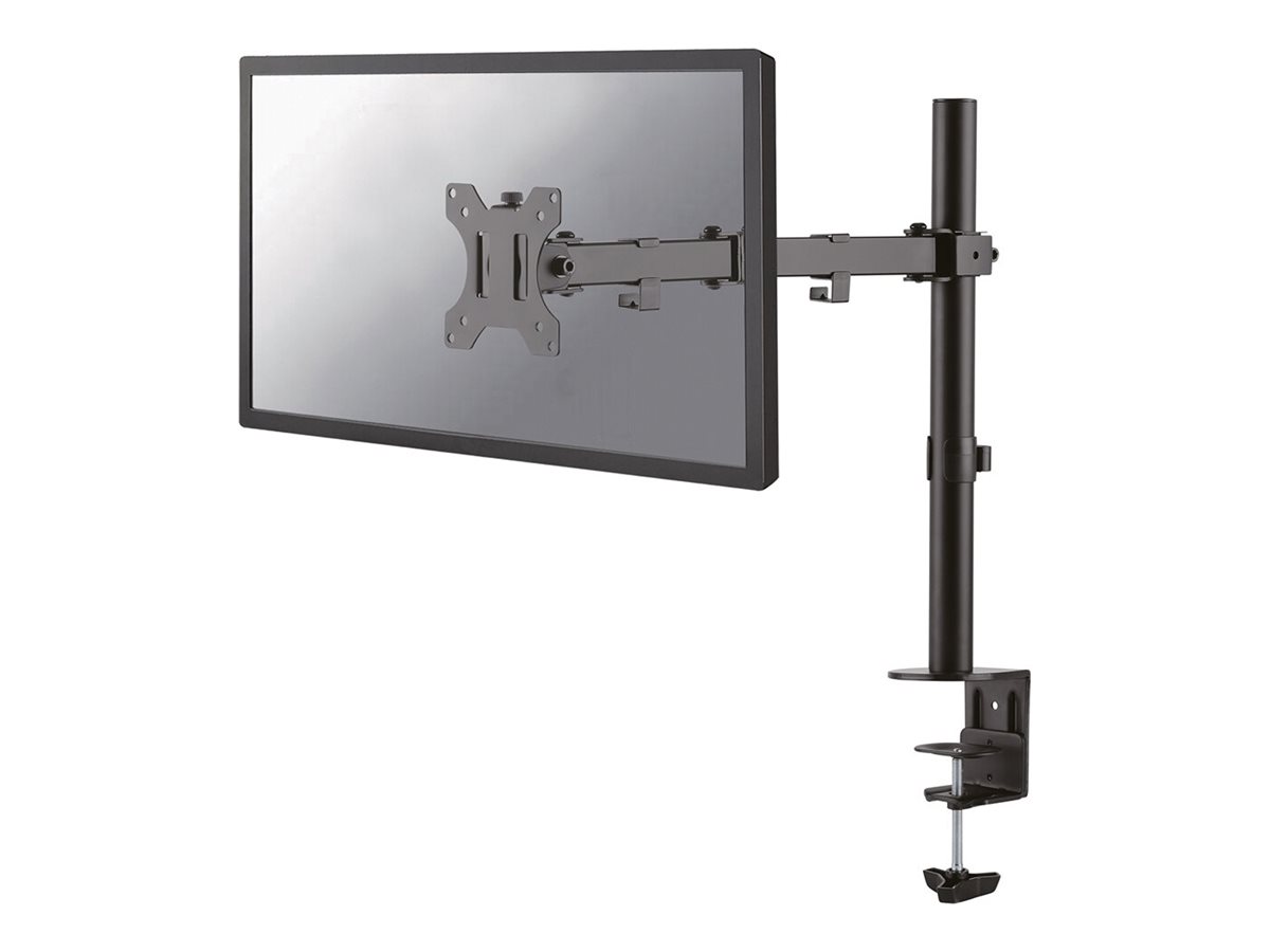 NEOMOUNTS Monitor Desk Mount Tischhalterung 25,4-81,3cm 10-32Zoll Klemme/Durchführung VESA75-100 Volle Bewegung schwarz