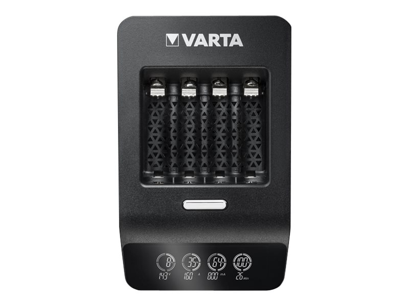 VARTA LCD ULTRA FAST CHARGER+ Akku-Schnellladegeraet inkl. Akkus