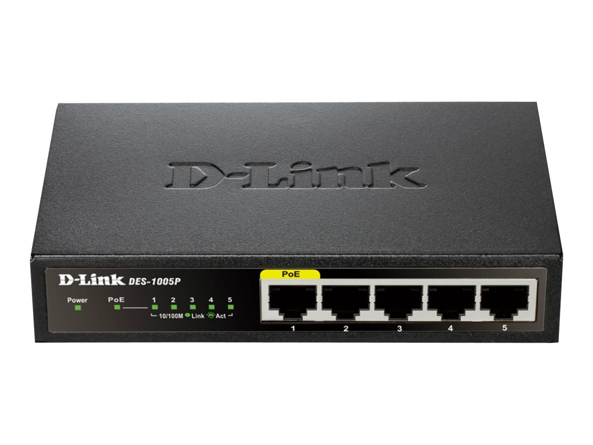 DES-1005P 5-Port Layer2 PoE Fast Ethernet Switch DES-1005P 5-Port Layer2 PoE Fast Ethernet Switch