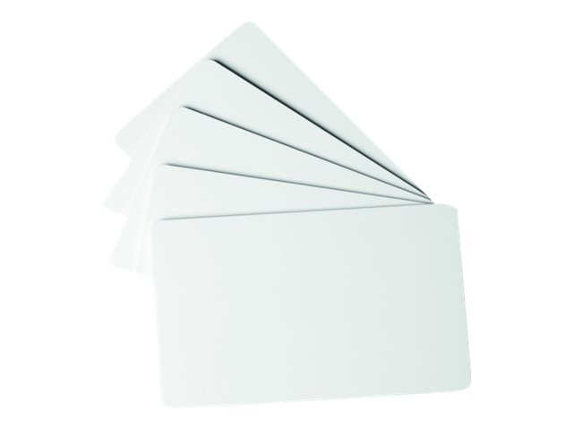 DURABLE YMCKO-Farbband und 100 Plastikkarten (0,76 mm) mehrfarbig Farbband-Set