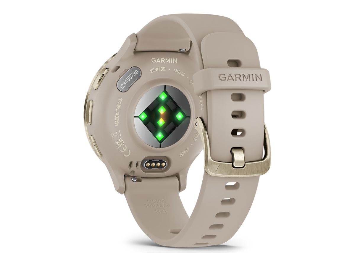 GARMIN Venu 3S Smartwatch french grey, softgold