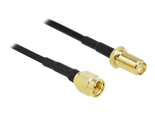Delock Antennenkabel SMA Stecker zu SMA Buchse LMR/CFD100 0,9 m low loss Delock Antennenkabel SMA Stecker zu SMA Buchse LMR/CFD100 0,9 m low loss