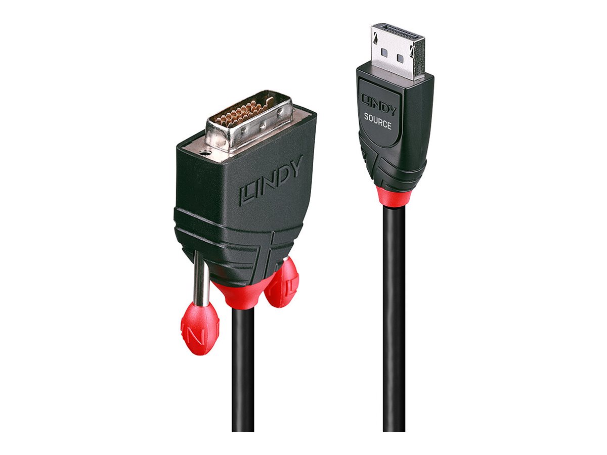 LINDY Kabel DisplayPort/DVI-D 3m DP Stecker an DVI-D Stecker LINDY Kabel DisplayPort/DVI-D 3m DP Stecker an DVI-D Stecker