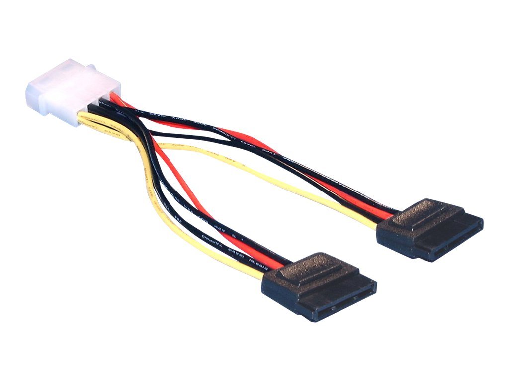 Delock Kabel Power SATA HDD 2x > 4pin Stecker Delock Kabel Power SATA HDD 2x > 4pin Stecker
