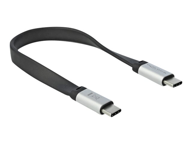 Delock USB 3.2 Gen 2 FPC Flachbandkabel USB Type-C zu USB Type-C 22 cm PD 3 A Delock USB 3.2 Gen 2 FPC Flachbandkabel USB Type-C zu USB Type-C 22 cm PD 3 A