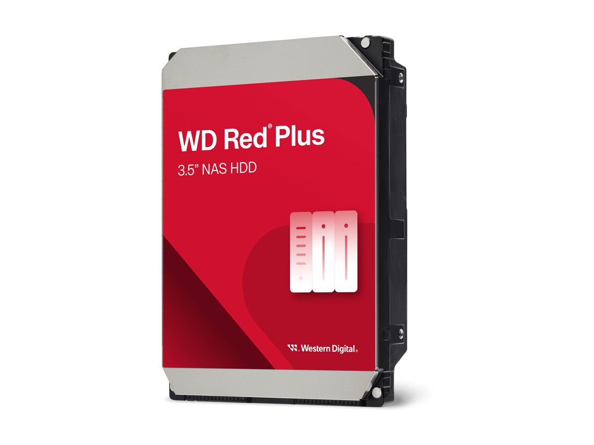 WD Red Plus 4TB SATA 6Gb/s 8,9cm 3,5Zoll 258MB cache internal HDD Bulk
