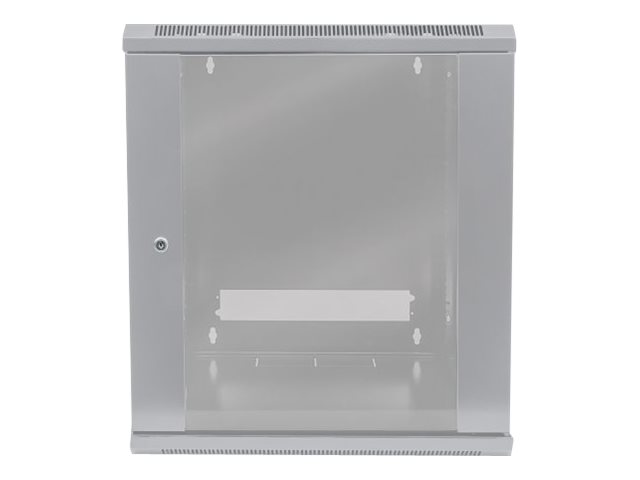 INTELLINET 48,3cm Wandverteiler 9 HE 600mm tief 19Zoll HxBxT 500 x 570 x 600 mm unmontiert grau