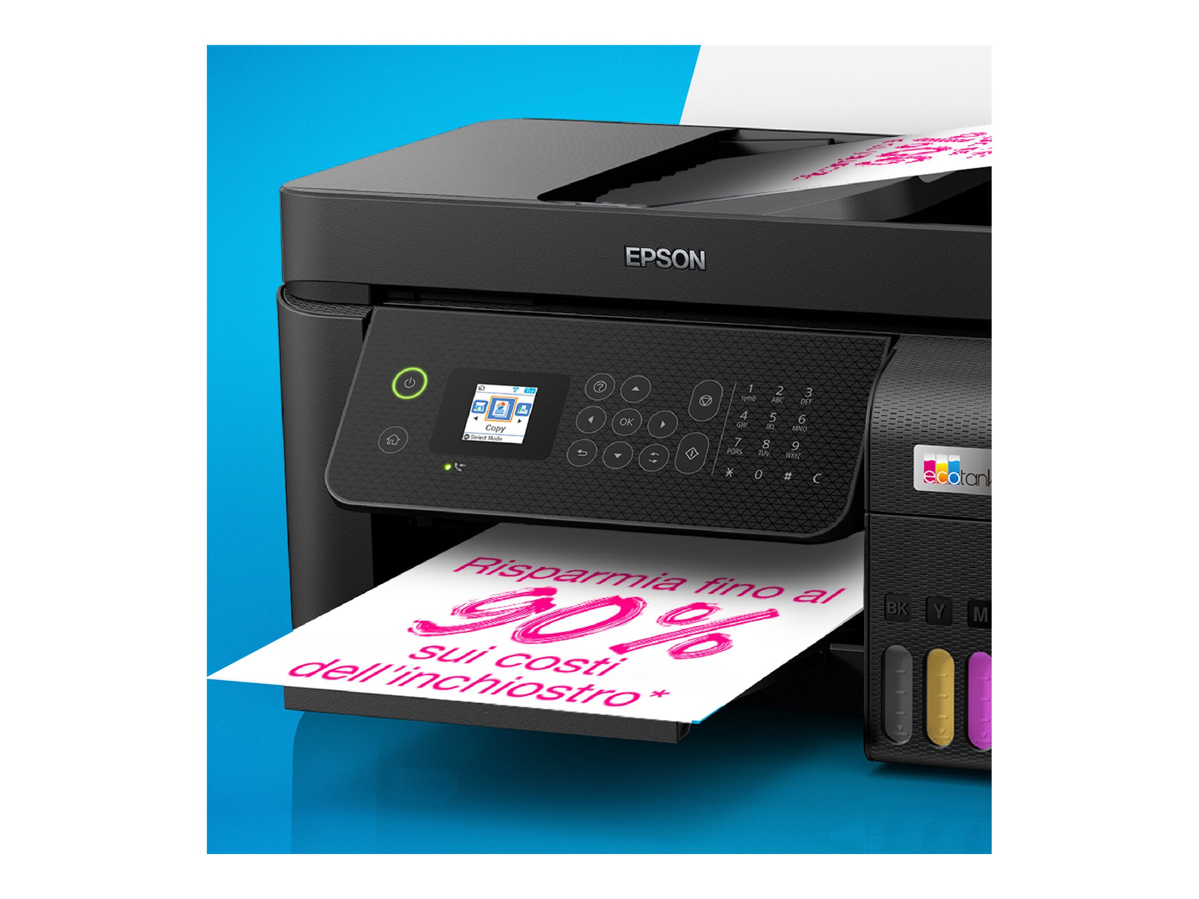 EPSON EcoTank ET-4850 4 in 1 Tintenstrahl-Multifunktionsdrucker schwarz EPSON EcoTank ET-4850 4 in 1 Tintenstrahl-Multifunktionsdrucker schwarz