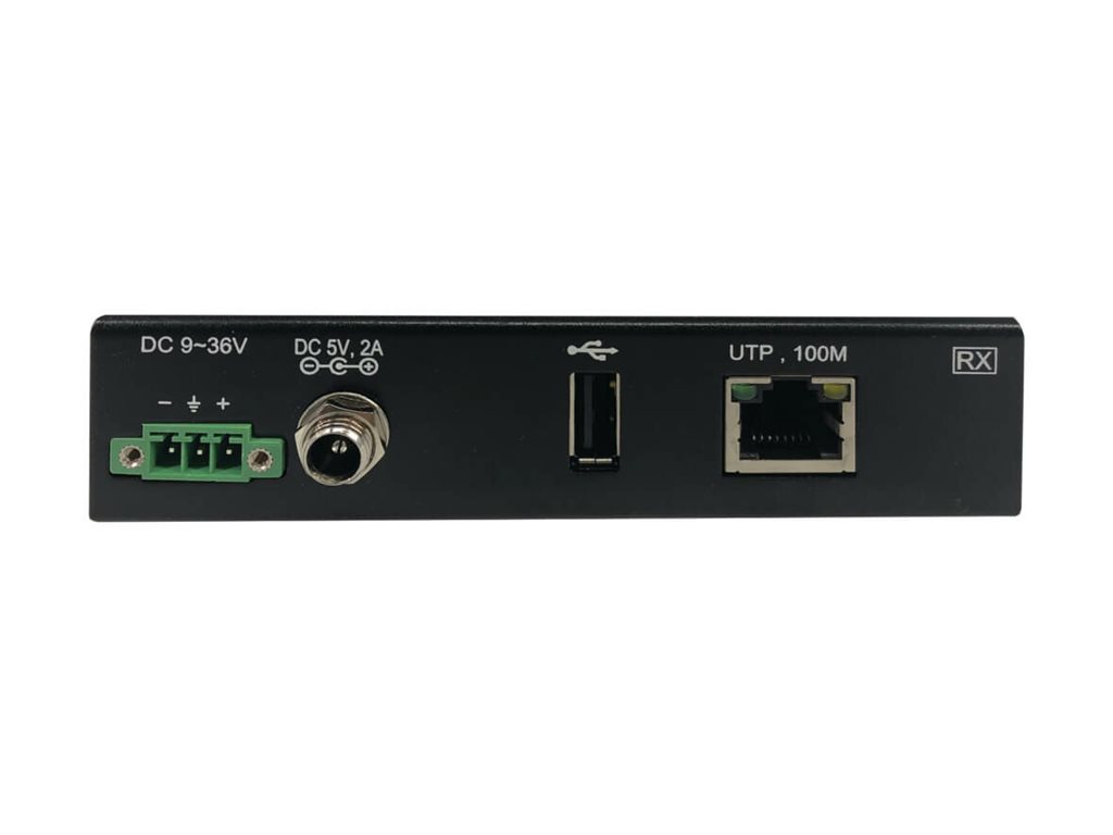 EATON TRIPPLITE 1-Port Industrial USB over Cat6 Extender ESD Protection PoC USB 2.0 Mountable 330ft. 100m TAA
