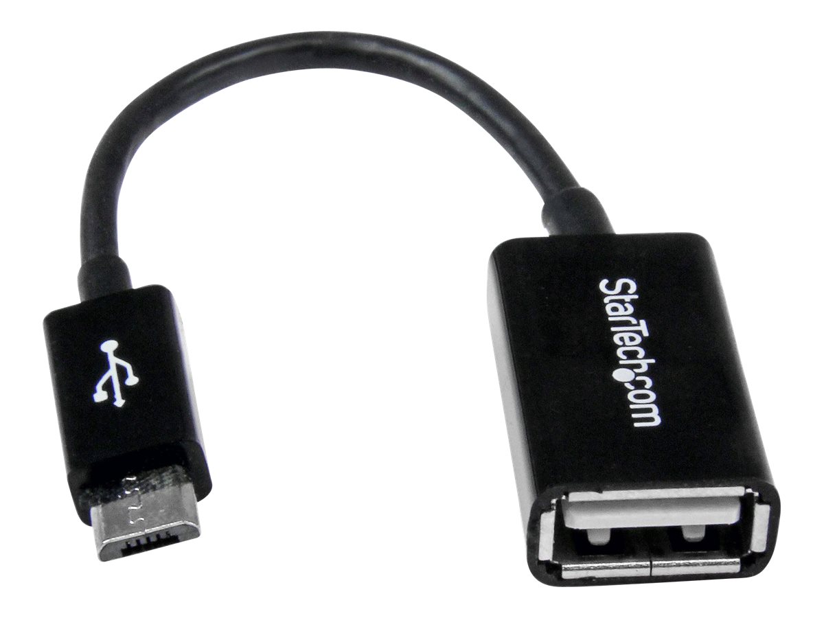 STARTECH.COM 5in Micro USB to USB OTG Host Adapter M/F STARTECH.COM 5in Micro USB to USB OTG Host Adapter M/F