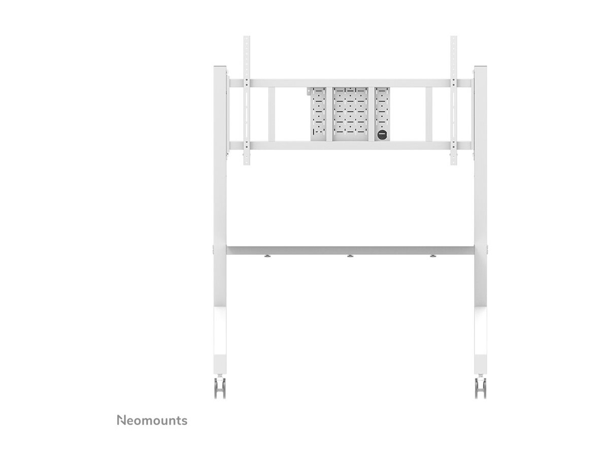 NEOMOUNTS Move Go XL Mobile Floor Stand fast install height adjustable white NEOMOUNTS Move Go XL Mobile Floor Stand fast install height adjustable white