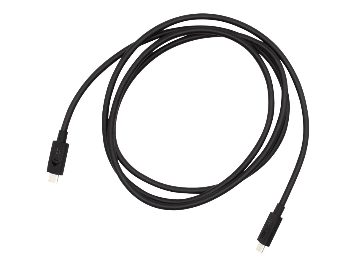 I-TEC Thunderbolt 3 Klasse Kabel 40Gbit/s 100W Power Delivery USB-C kompatibel 150cm