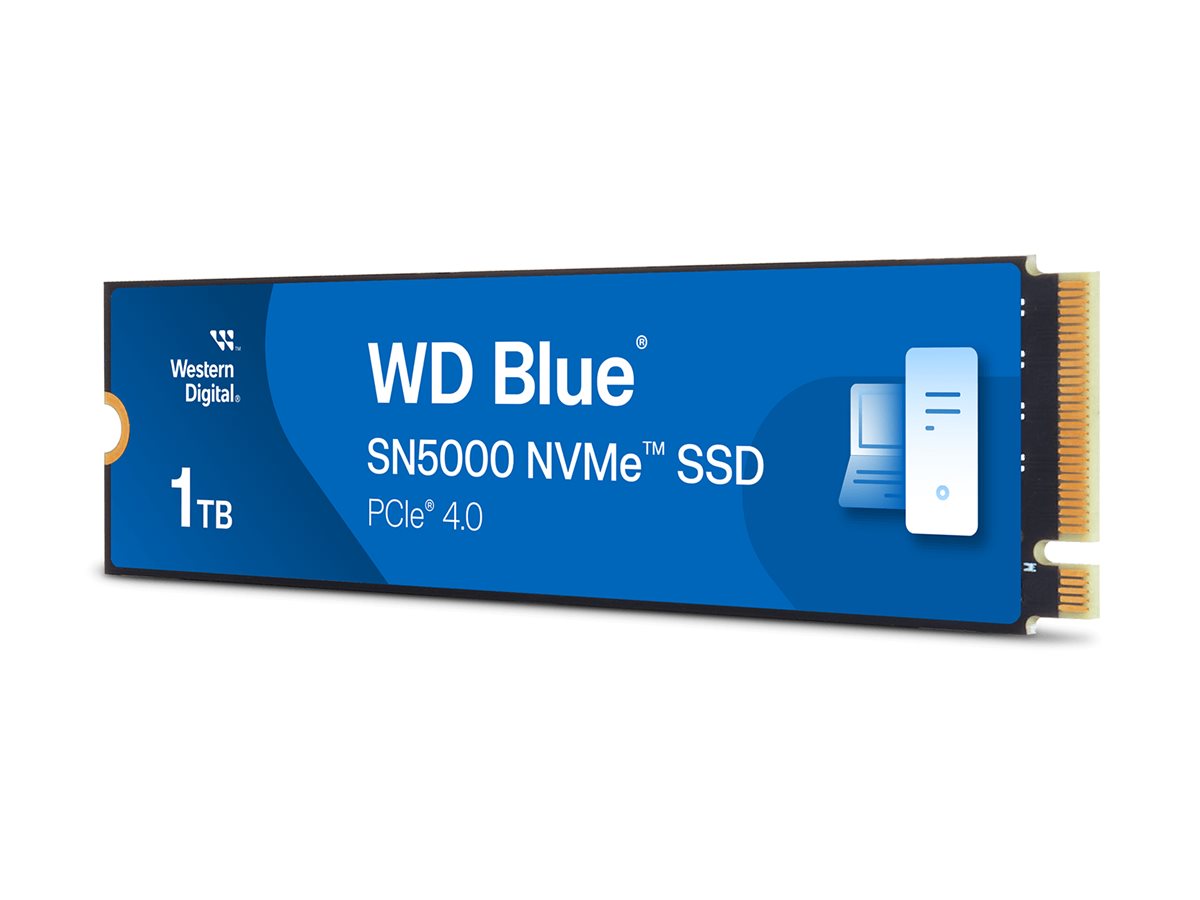 WD Blue SN5000 NVMe SSD 1TB M.2 2280 PCIe Gen4 WD Blue SN5000 NVMe SSD 1TB M.2 2280 PCIe Gen4
