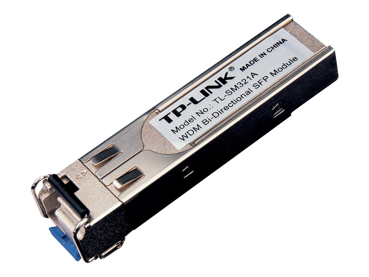 TP-LINK TL-SM321A - SFP (Mini-GBIC)-Transceiver-Modul - GigE - 1000Base-BX - LC Single-Modus - bis zu 10 km - 1550 (TX)