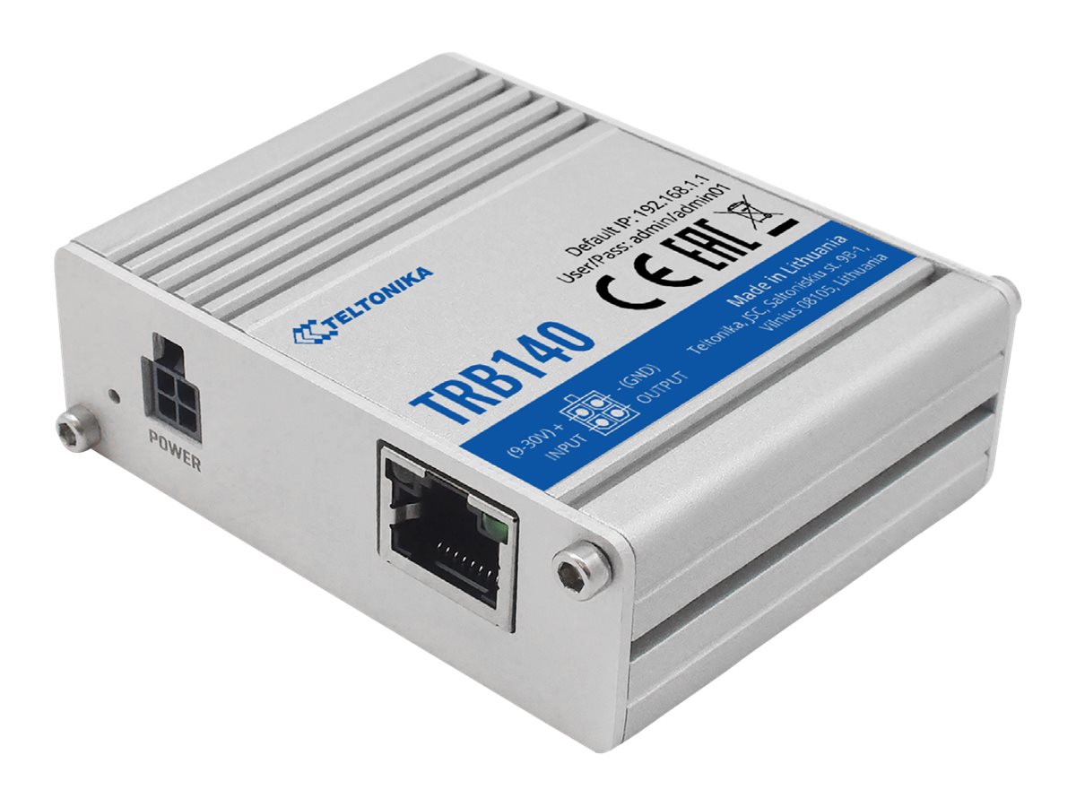 TELTONIKA NETWORKS TRB140 4G/LTE/3G/2G rugged Gateway