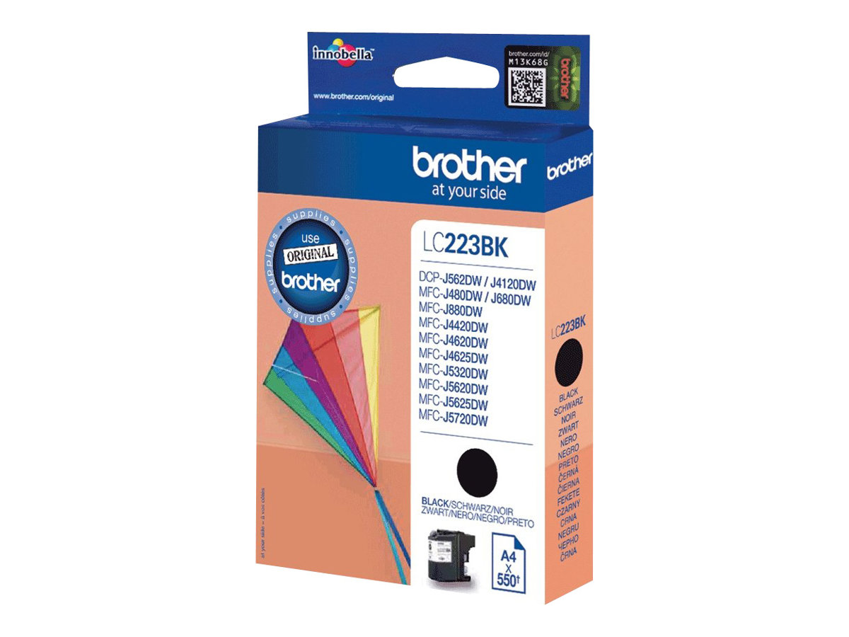 LC223BK BROTHER MFC Tinte black ST 550 LC223BK BROTHER MFC Tinte black ST 550