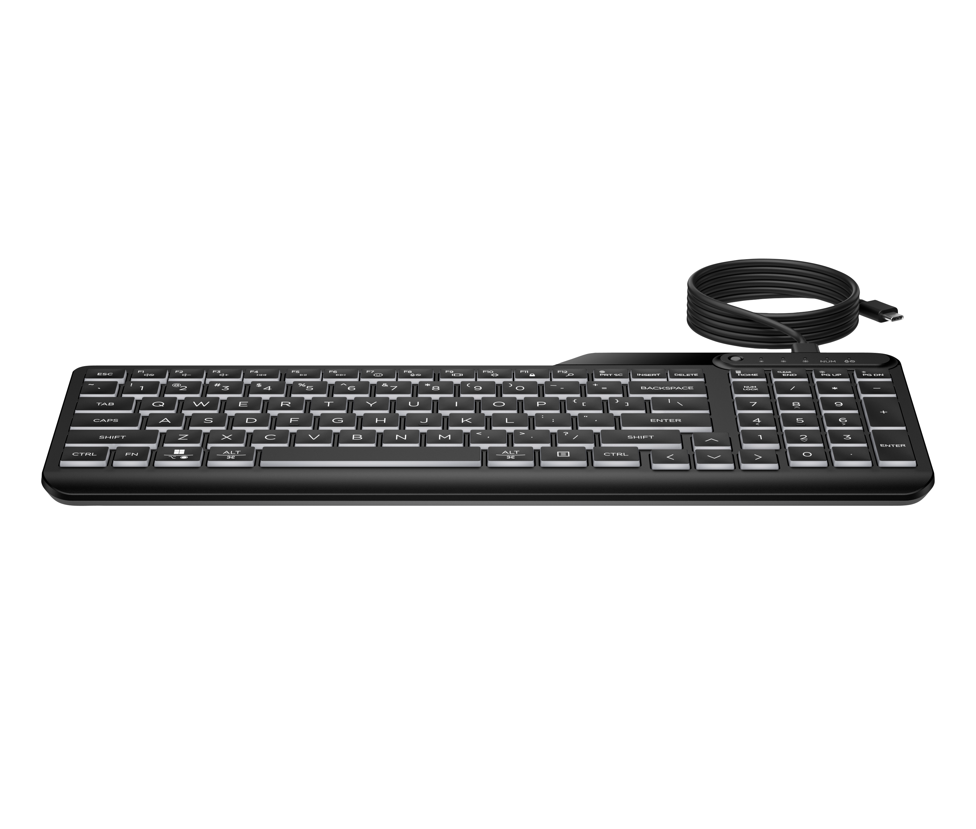 HP 400 Backlit Wired Keyboard P