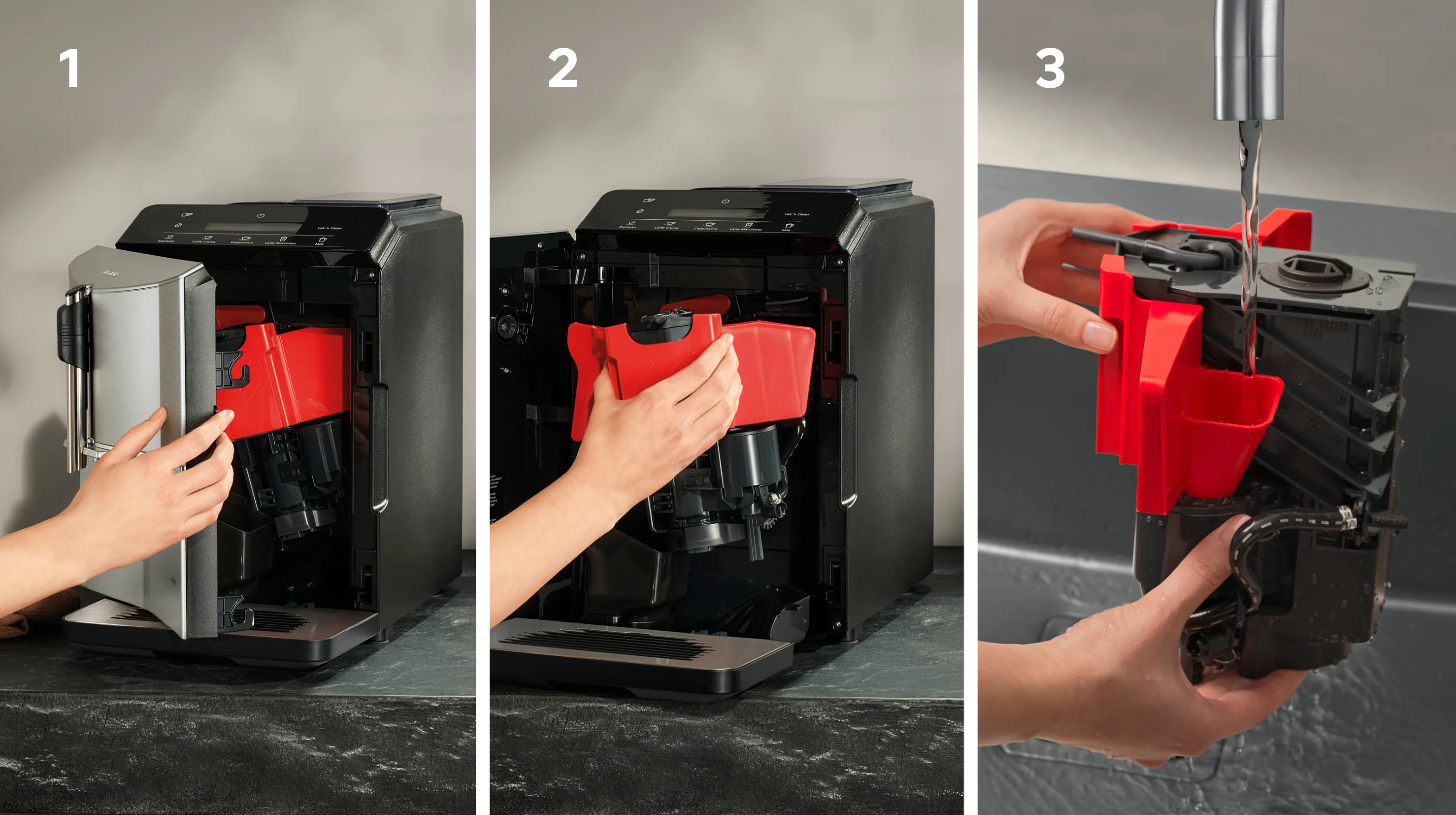 Siemens Kaffeevollautomat  TF303E07 EQ300 inox silber metallic