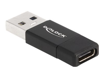 Delock USB 3.2 Gen 2 Adapter USB Typ-A Stecker zu USB Type-C Buchse schwarz Delock USB 3.2 Gen 2 Adapter USB Typ-A Stecker zu USB Type-C Buchse schwarz