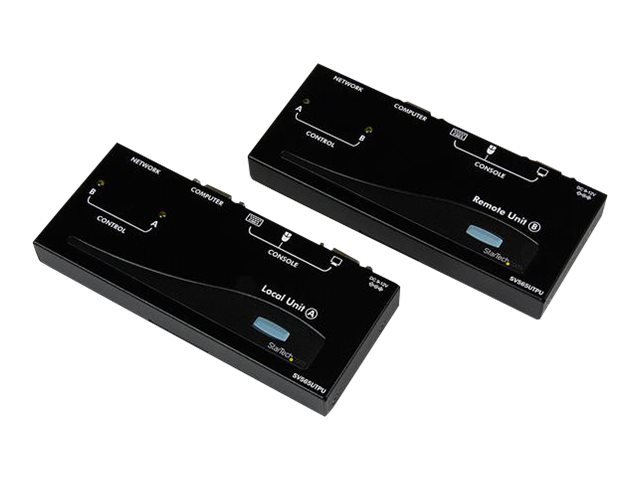 STARTECH.COM USB VGA KVM Verlaengerung bis zu 150m - KVM extender ueber Cat5 UTP Netzwerkkabel 2x VGA Buchse, 4x USB Stecker