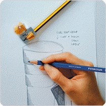 Staedtler Noris Bleistift 2H Schwarz/Gelb