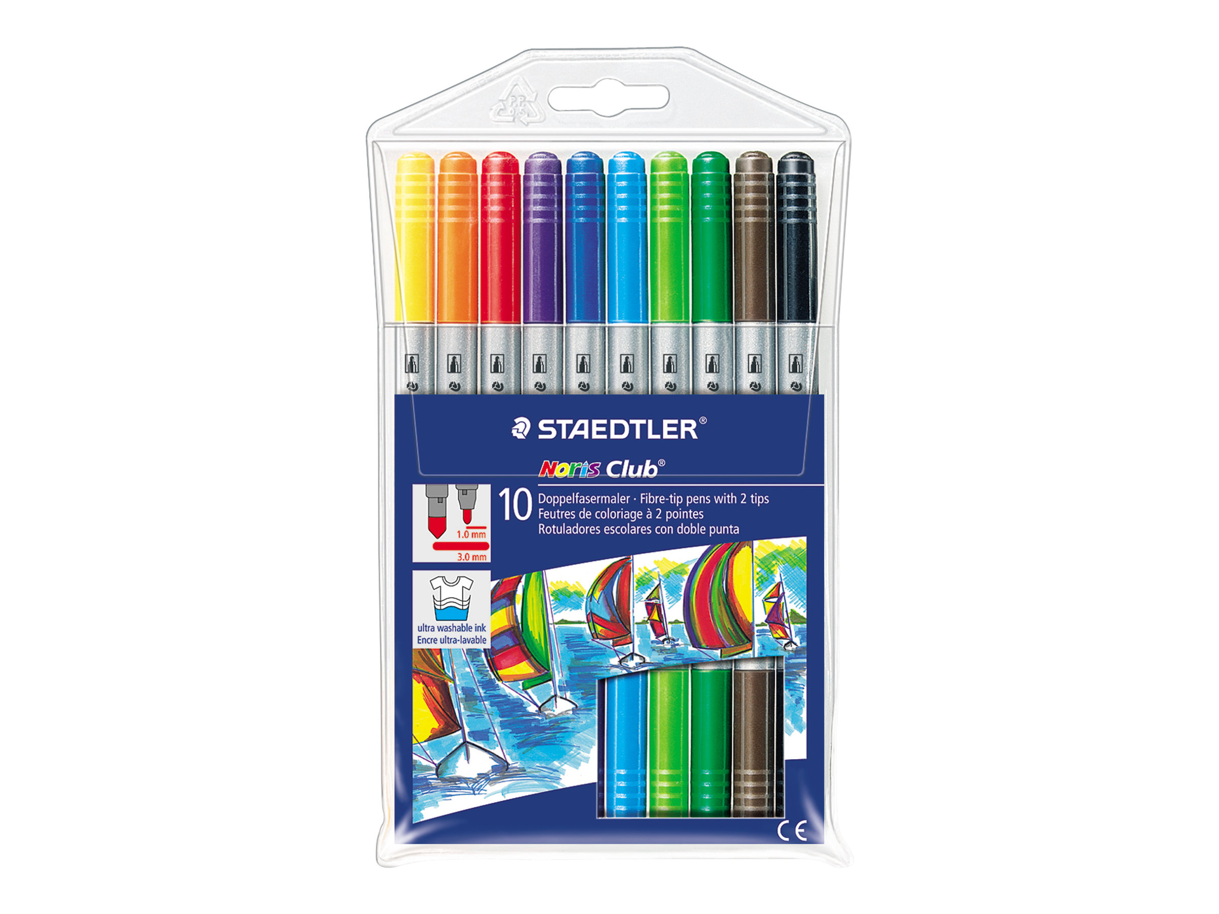 STAEDTLER Noris® 320 Filzstifte farbsortiert, 10 St. STAEDTLER Noris® 320 Filzstifte farbsortiert, 10 St.