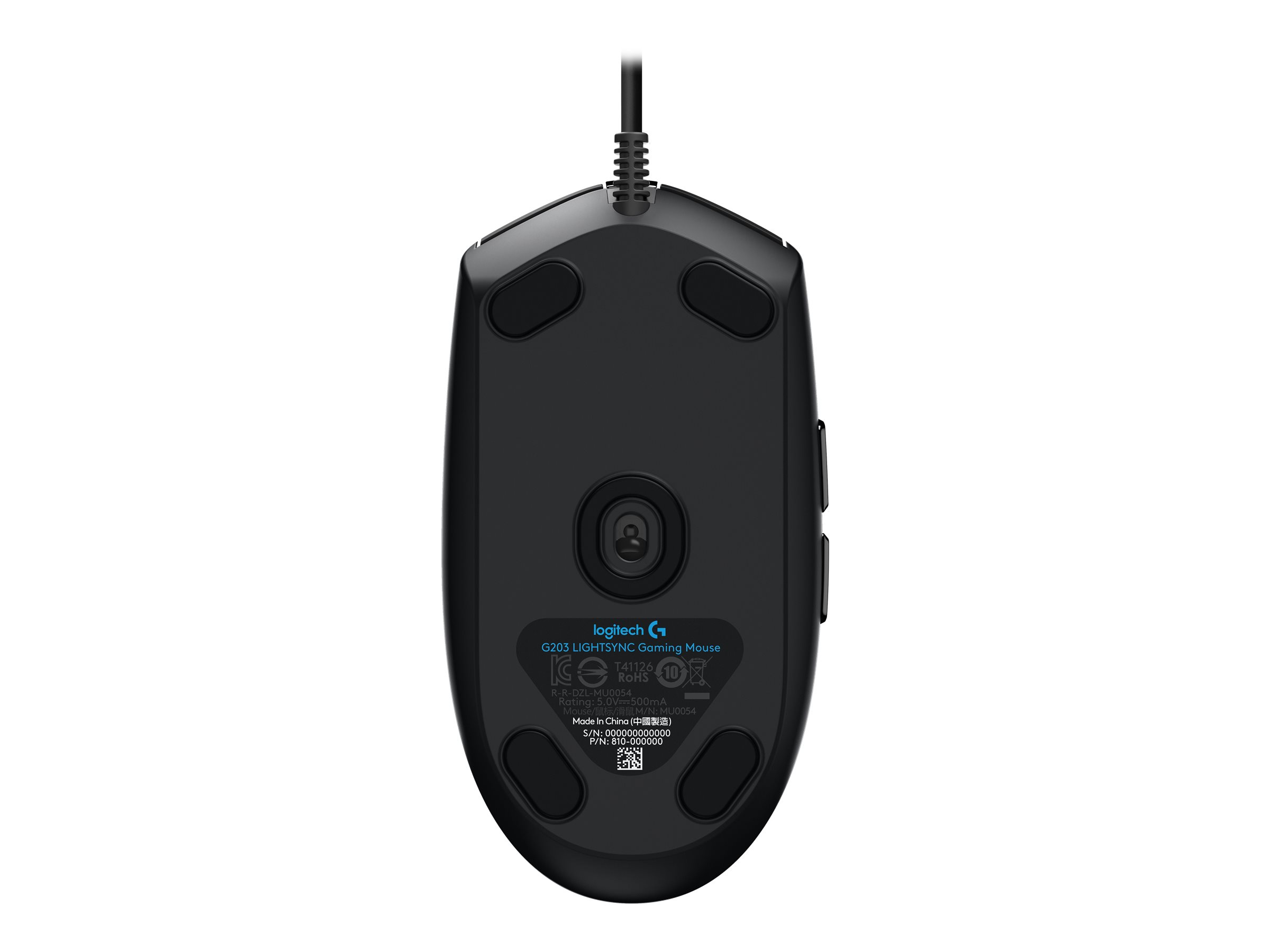 Logitech G203 LIGHTSYNC Gaming optisch