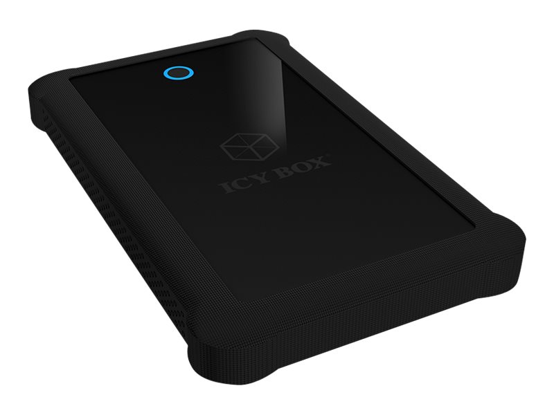 ICY BOX IB-233U3-B externes Gehaeuse fuer 6,35 cm 2,5 zoll SATA HDD/SSD unterstuetzt USB 3.0 und SATA III
