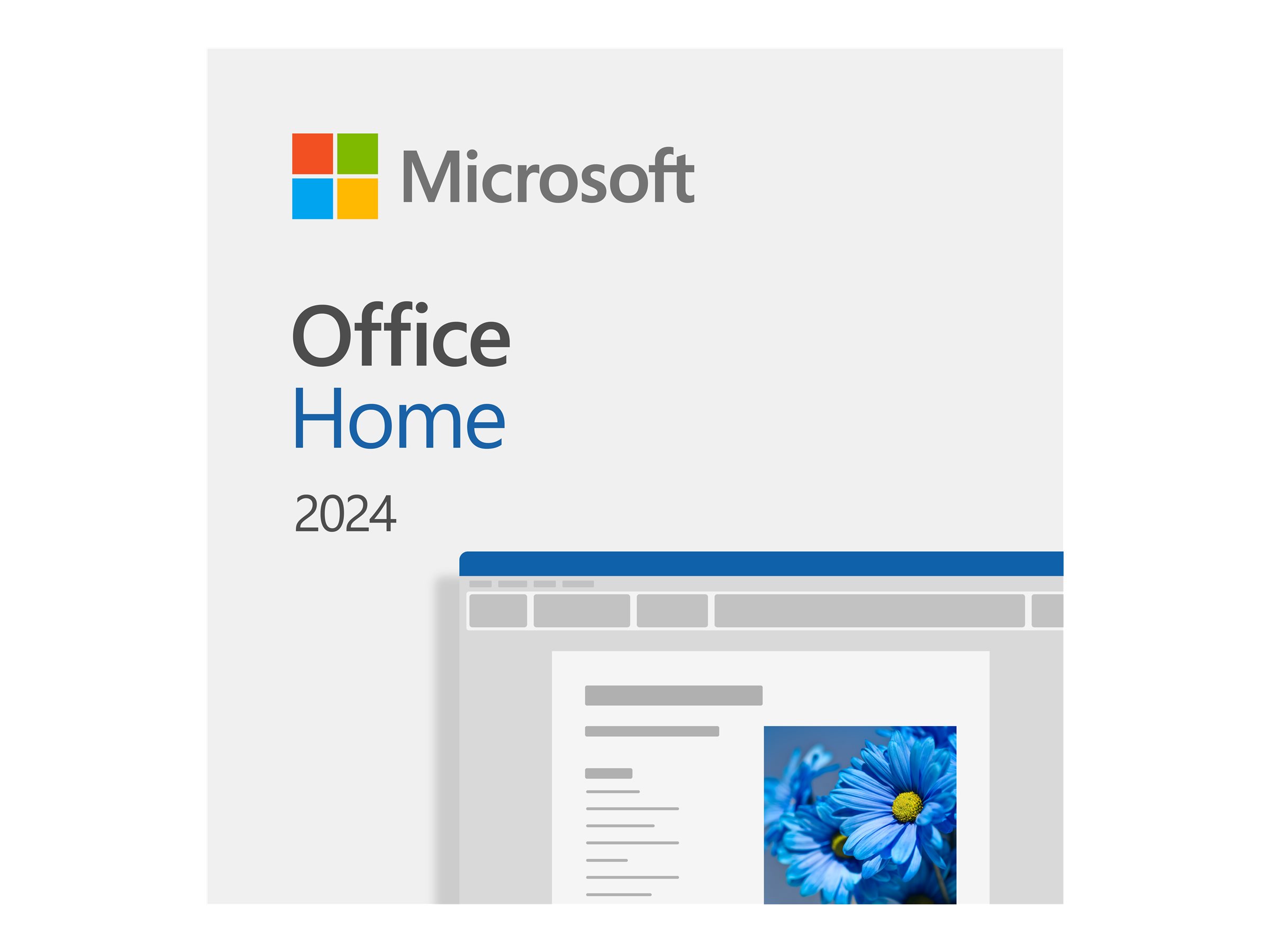 MS ESD Office Home 2024 All Languages EuroZone Online Product Key License 1 License Downloadable ESD NR