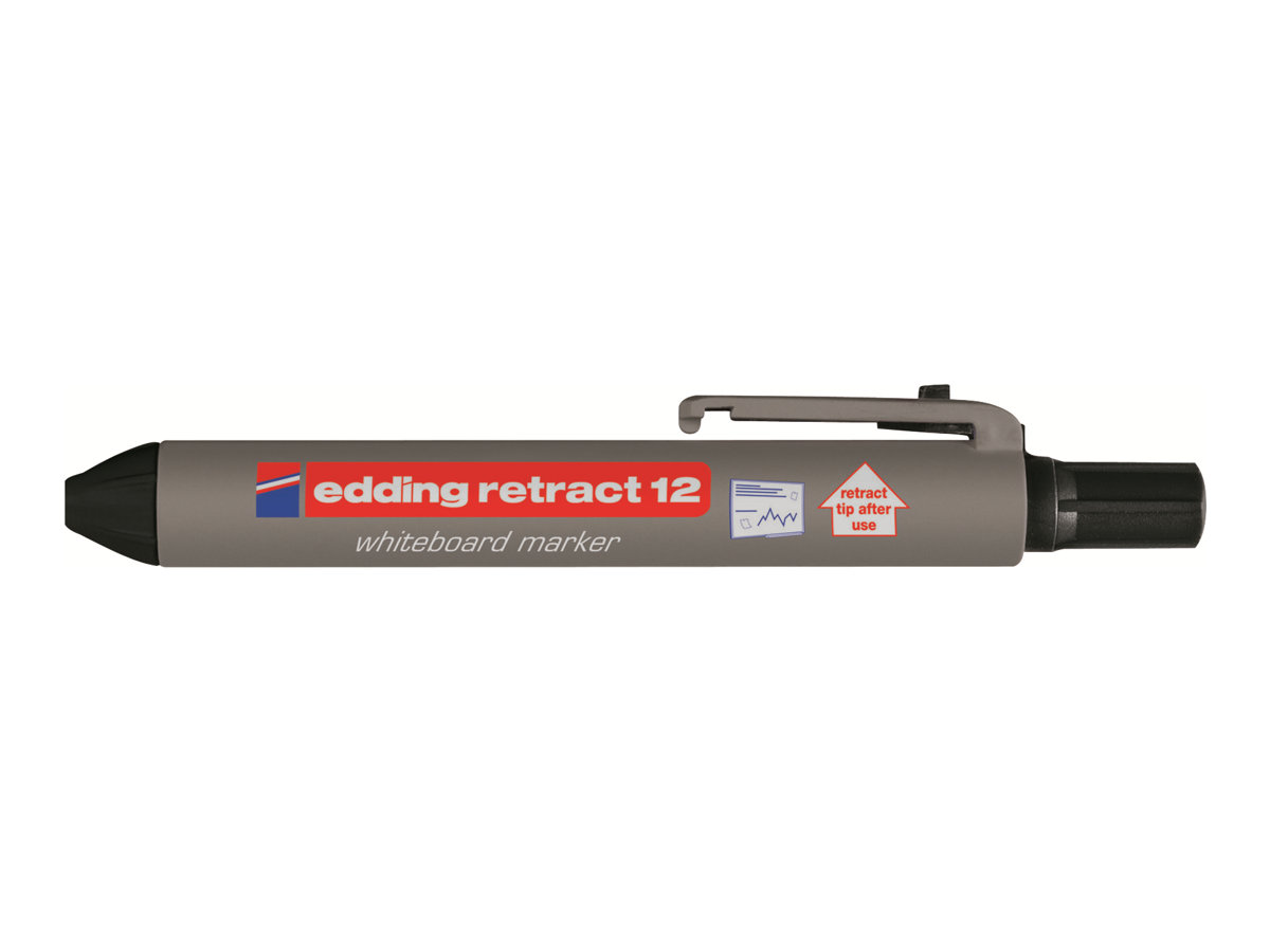 edding retract 12 WhiteboardMarker schwarz 1,5 3,0 mm, 1 St