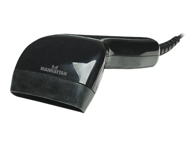 MANHATTAN Contact CCD Barcode Scanner Handgeraet 80 mm USB Schwarz Barcodescanner