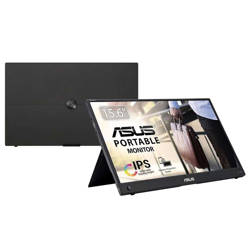 ASUS MB16AWP 39,62cm 15,6Zoll WLED IPS FHD AG 169 60Hz 250cdm2 5ms Mini HDMI USB TypeC 2x15W speaker BlackGun Metal