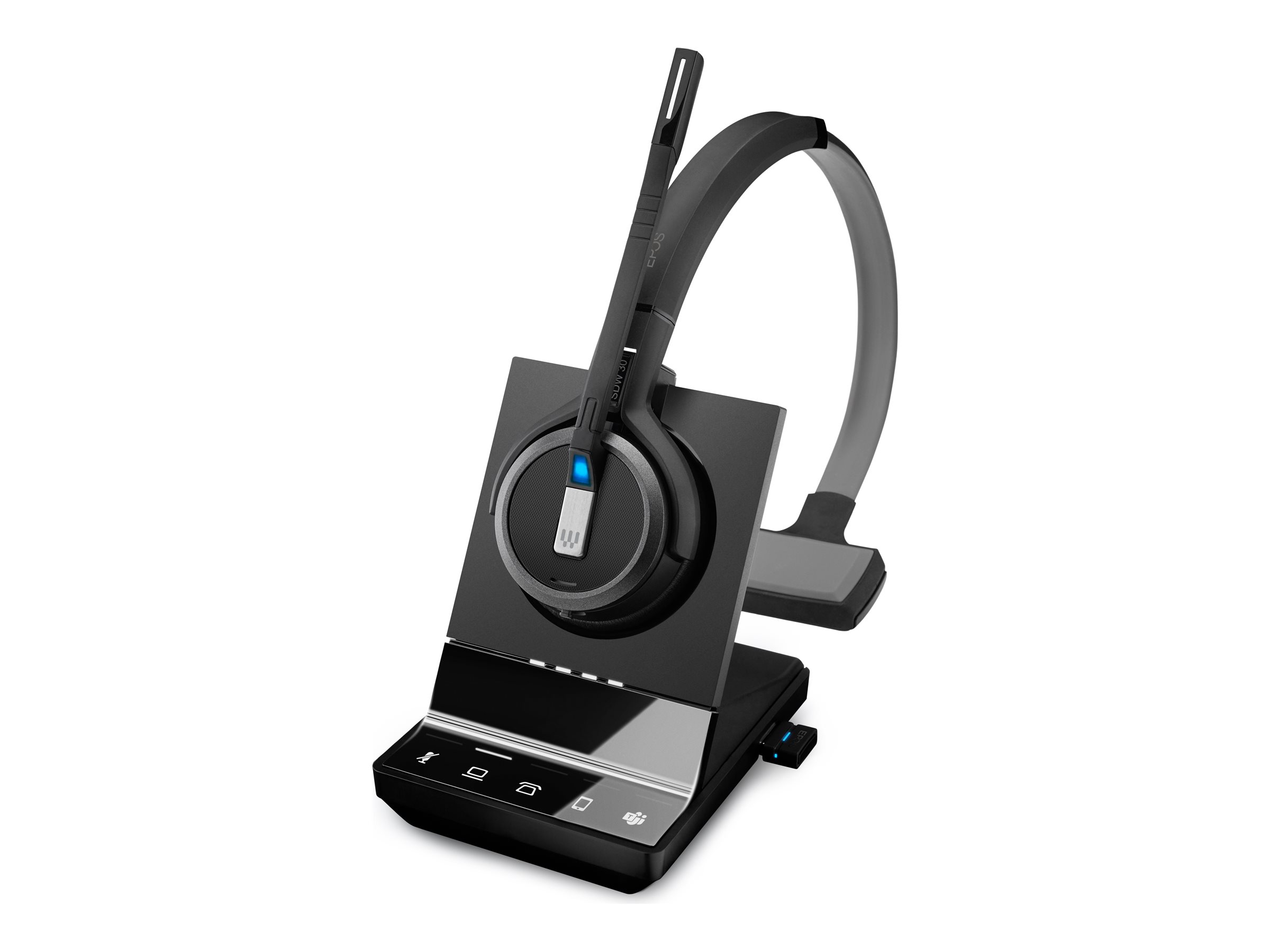 EPOS IMPACT SDW 5036T EU/UK/AUS Mono USB DECT-GAP Headset fuer Tischtelefon PC Mobiltelefon inkl. BT Dongle Teams zertifiziert EPOS IMPACT SDW 5036T EU/UK/AUS Mono USB DECT-GAP Headset fuer Tischtelefon PC Mobiltelefon inkl. BT Dongle Teams zertifiziert