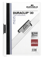 25 DURABLE Klemmhefter DURACLIP weiss 25 DURABLE Klemmhefter DURACLIP weiss