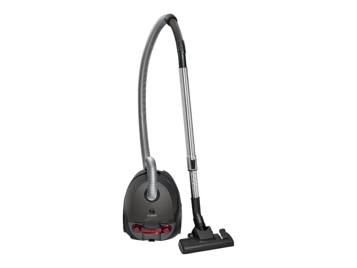 Bomann Bodenstaubsauger BS 9019 CB N anthrazit-rot 700W