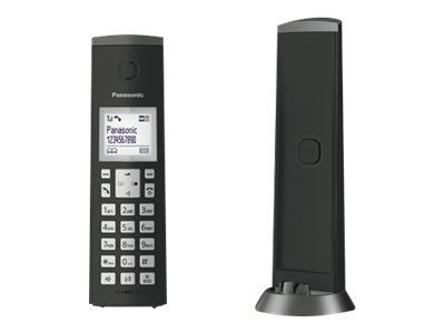 Panasonic KX-TGK220GM Schnurloses Telefon mit Anrufbeantworter schwarz-matt Panasonic KX-TGK220GM Schnurloses Telefon mit Anrufbeantworter schwarz-matt