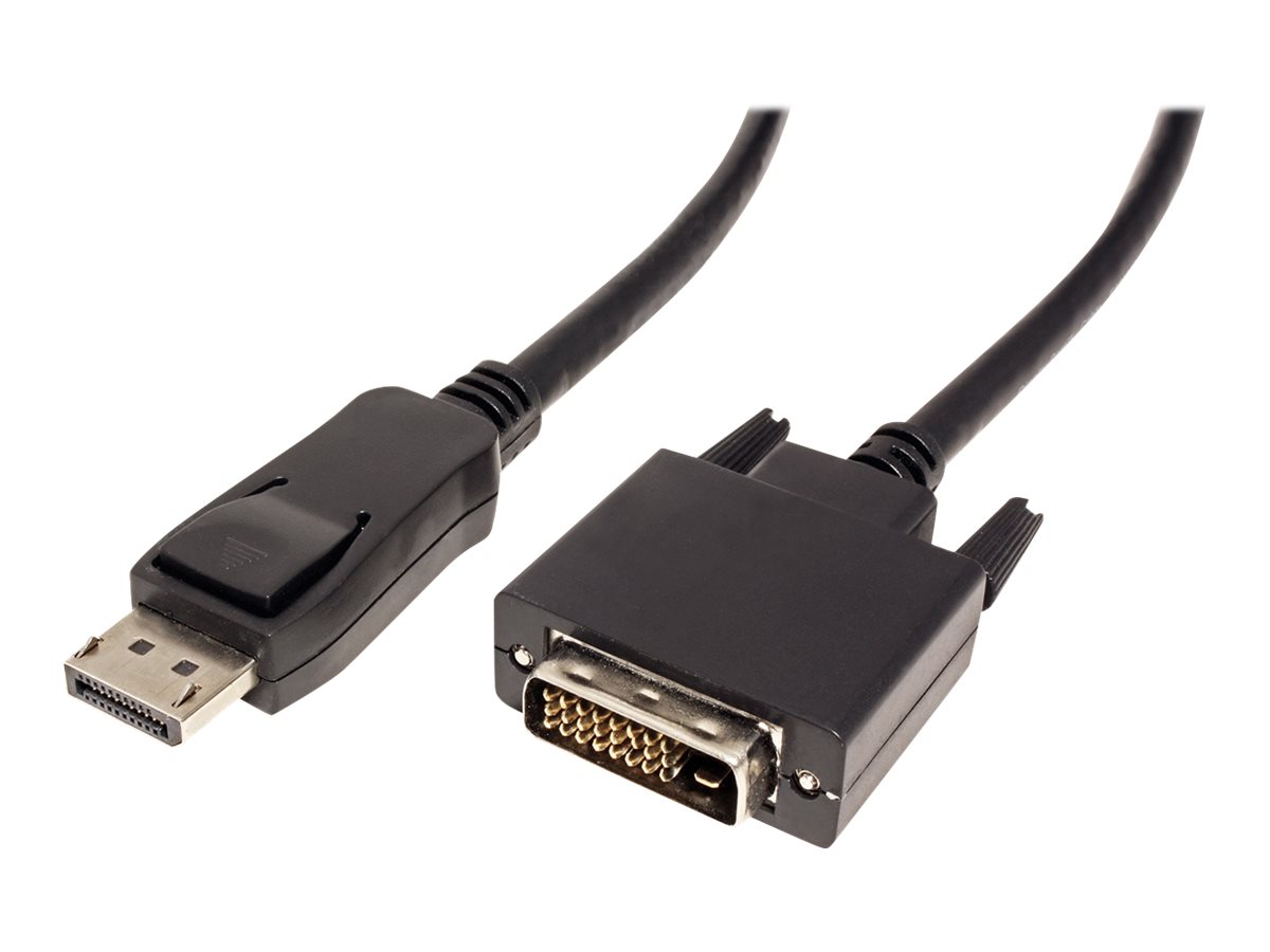 VALUE DisplayPort Kabel DP ST - DVI 24+1 ST schwarz 2m VALUE DisplayPort Kabel DP ST - DVI 24+1 ST schwarz 2m