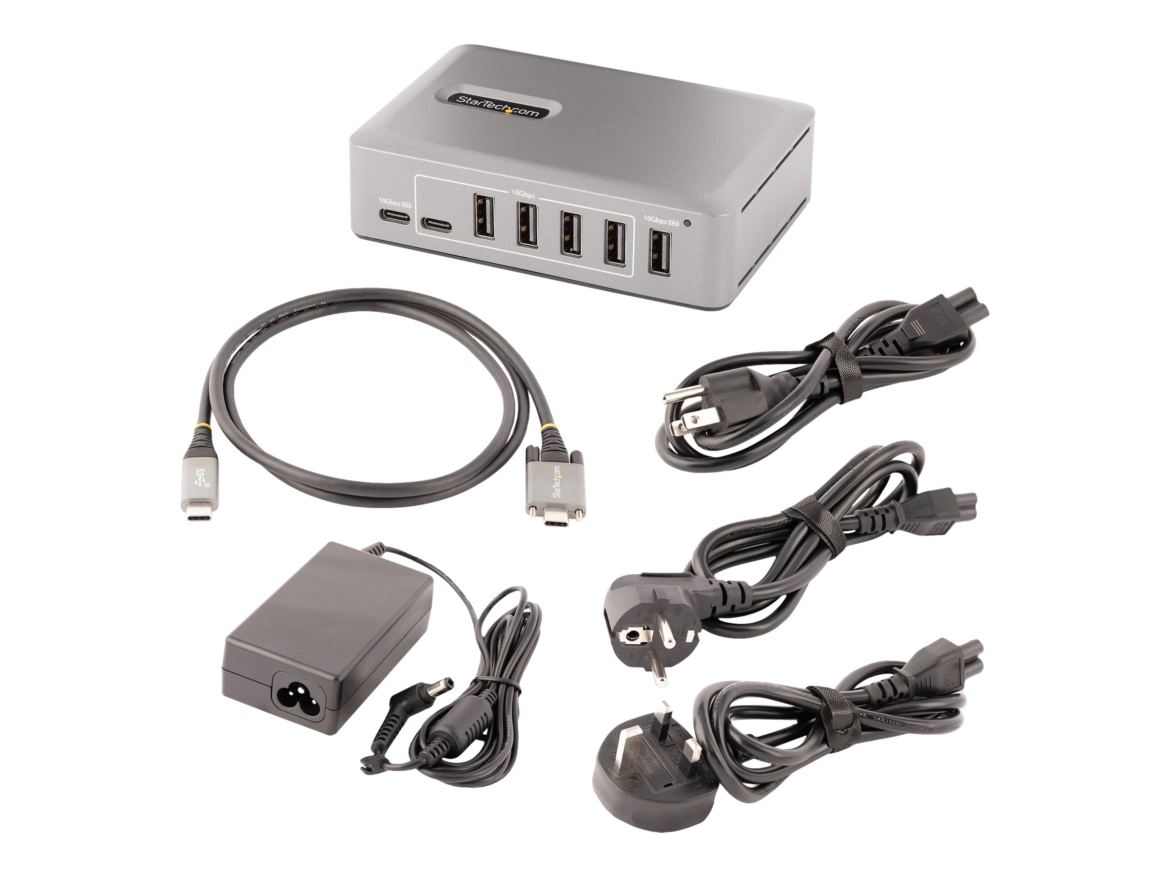 USB Hub StarTech 10-Port USB-C Netzteil 10Gbps