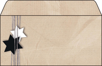 50 SIGEL Weihnachtsbriefumschlaege Christmas Wrapping DIN lang ohne Fenster