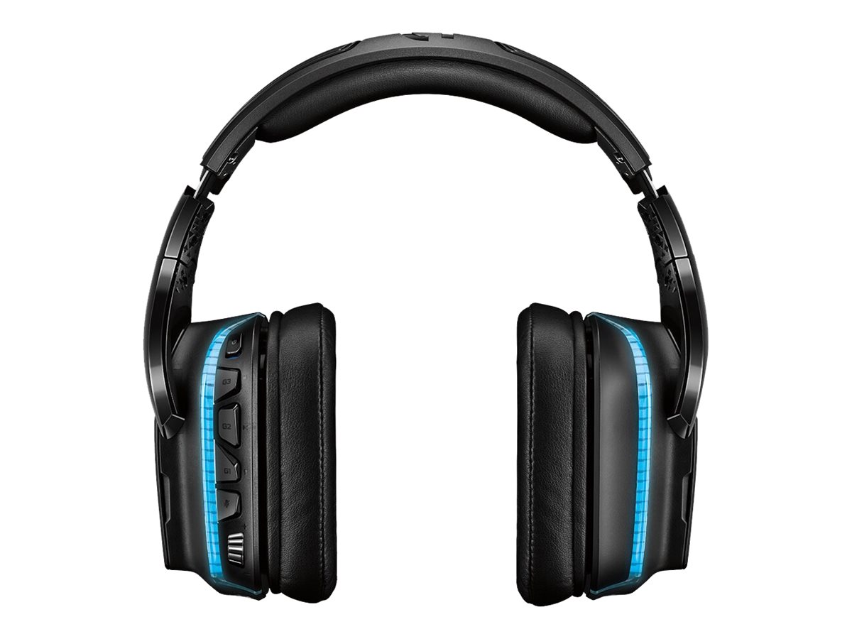 LOGITECH Gaming Headset G935 Headset 7.1 channel full size 2.4 GHz wireless 3.5 mm jack black blue LOGITECH Gaming Headset G935 Headset 7.1 channel full size 2.4 GHz wireless 3.5 mm jack black blue
