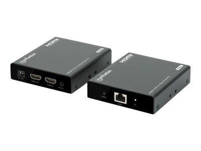 MANHATTAN 4K60Hz HDMI over Ethernet Extender Set HDMI-Signalverlängerung bis zu 70m über ein Cat6-Netzwerkkabel Sender und Empfänger